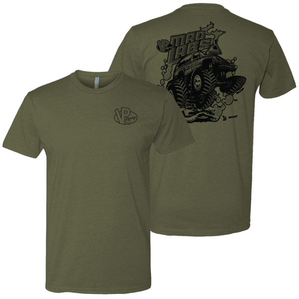 VP Mad Labs Monster Truck t shirt - military green