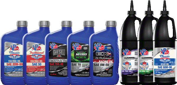 VP synthetic vs. conventional engine and gear oil