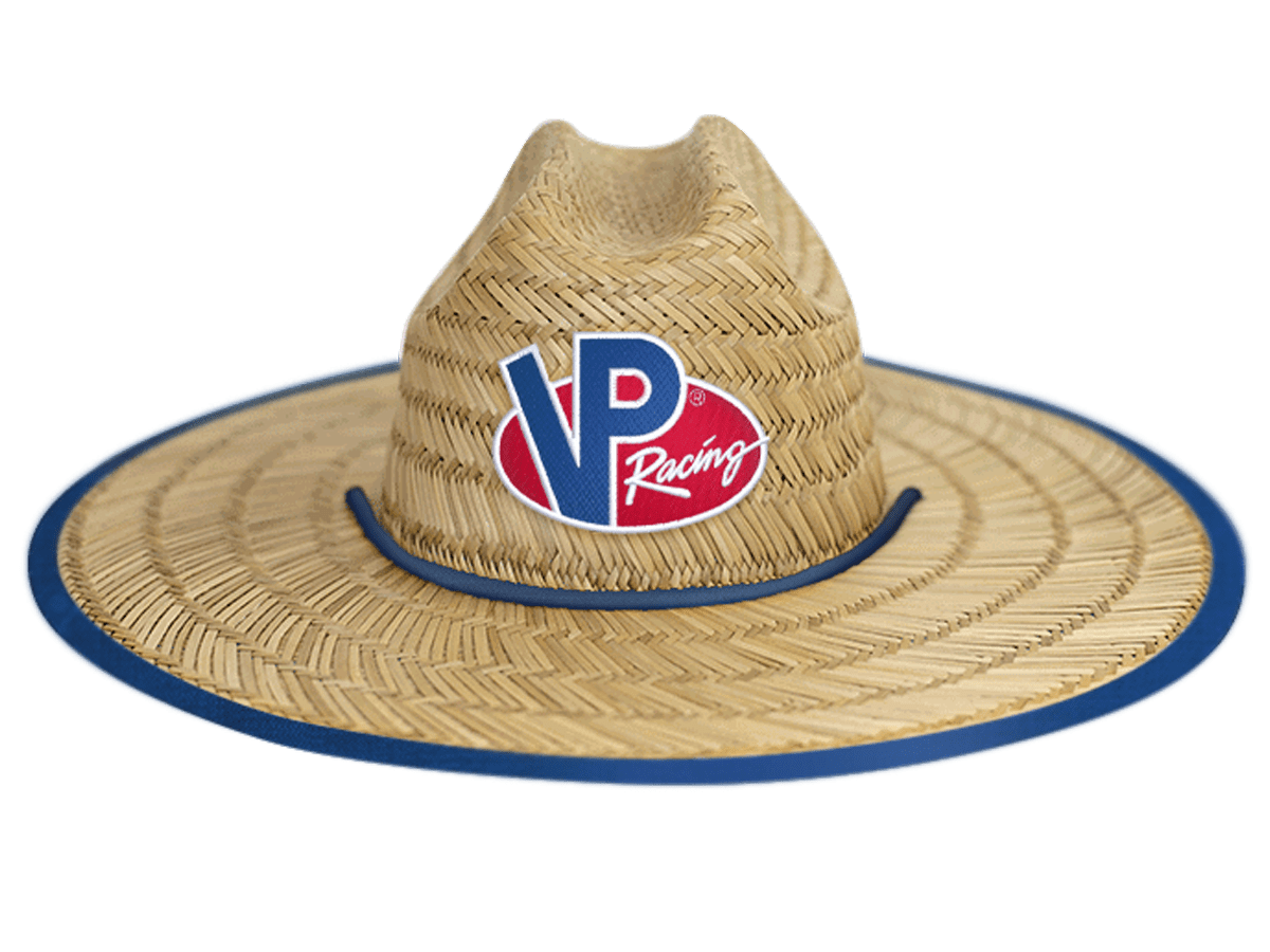 VP Racing Wide Brim Straw Hat with Chin Strap | VP Racing