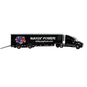 VP Racing 1:64 scale 'Makin Power!'Kenworth Transporter - Black