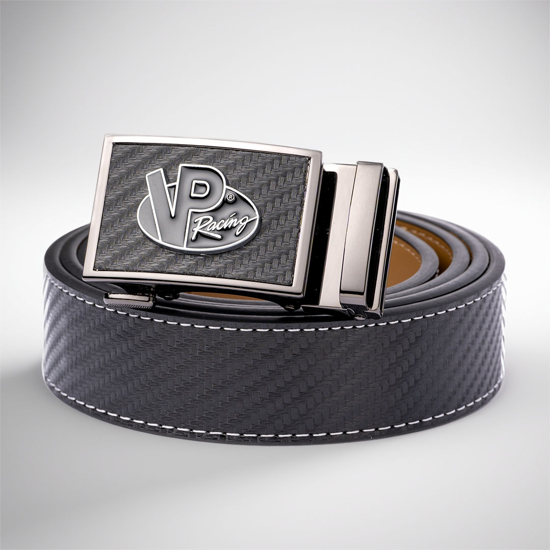 VP Racing Dress Belt with Brushed Metal Belt Buckle